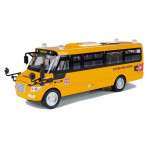 Školský kovový autobus - žltý